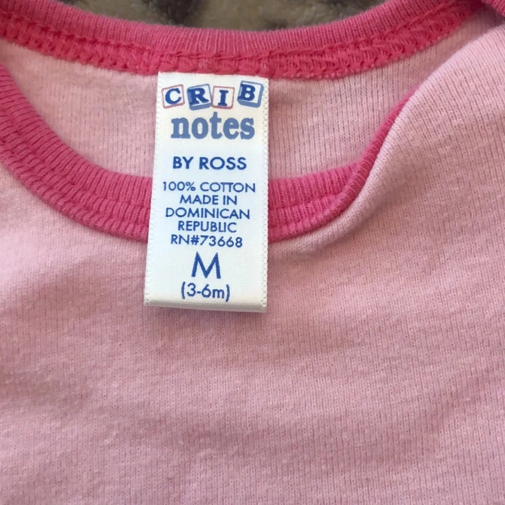 2006 Old Navy Skirt and Graphic Onesie Bundle Outfit in Pink Size 3-6 Months